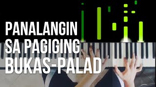 Panalangin sa Pagiging BukasPalad  Piano Cover [upl. by Enajharas]