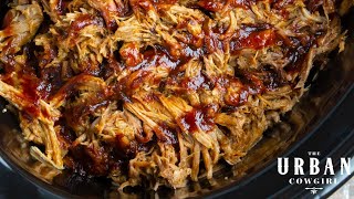 Crock Pot Pulled Pork Recipe  Ultra Juicy amp Easy [upl. by Morse493]