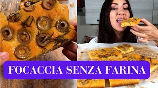 FOCACCIA SOFFICE SENZA FARINA  Ricetta SENZA GLUTINE DianaampAlessio [upl. by Blakeley439]