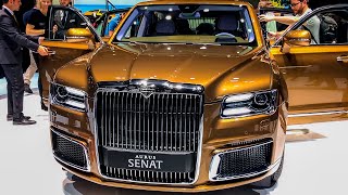 2020 AURUS Senat S600 and L700 Limousine  Executive Russian Сar [upl. by Hanad]