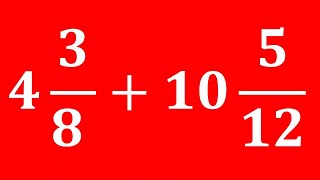 Add mixed fractions with unlike denominators  Adding mixed numbers with unlike denominators [upl. by Bricker]