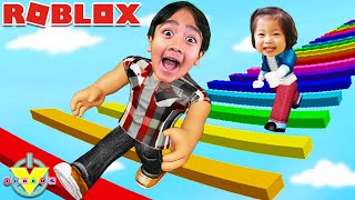 RYAN VS BABY SISTER IN ROBLOX OBBY Lets Play Roblox Obby [upl. by Hebe102]