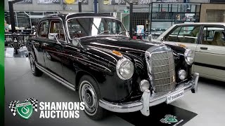 1959 MercedesBenz 220S Ponton Saloon  2021 Shannons Spring Timed Online Auction [upl. by Morganica]