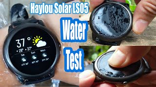 Smartwatch Haylou Solar LS05 Review tested water resistance IP68 [upl. by Allys611]