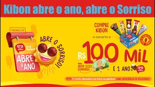 PROMOÇÃO KIBON ABRE O ANO ABRE O SORRISO 05032023 [upl. by Sampson706]