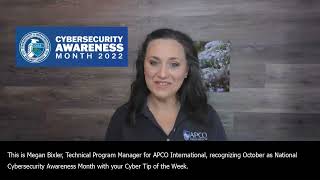 National Cybersecurity Awareness Week Tip of the Week SLAM [upl. by Ingmar]