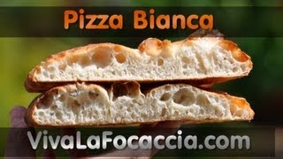 Ricetta Pizza Bianca nel Forno a Legna AlfaPizza [upl. by Ozan]