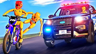 Police Chase and Car Crashes 02 BeamNGDrive [upl. by Embry780]