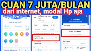 TUTORIAL INVESTASI UNTUK PEMULA CAIR 7 Jt  BULAN [upl. by Nodla802]