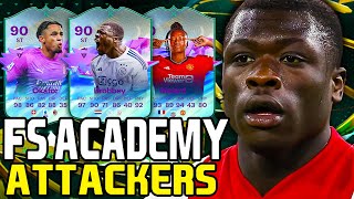 Best FS Academy Attackers Evolution Players to USE in FC 24 [upl. by Mahsih445]