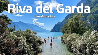 Riva del Garda walking Tour 🦆 Lake Garda Italy 4K HDR [upl. by Perrin]