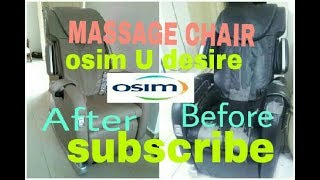 Osim U Desire massage chair [upl. by Odicalp]