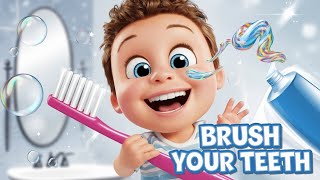 Brush Teeth Song  Baby Learning Videos  Kids Education [upl. by Sachsse]