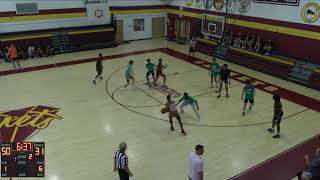 Haddon Heights High vs Overbrook High School Boys Varsity Basketball [upl. by Irisa743]