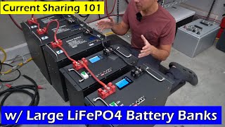 Current Sharing 101 w Large LiFePO4 Battery Banks [upl. by Erdnaek601]