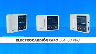 ELECTROCARDIÓGRAFO ZGN30 PRO [upl. by Woodhouse649]