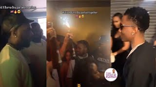 Wizkid And Burna Boy Seen Clubbing Together In London As They Shutdown London Club [upl. by Sanger]