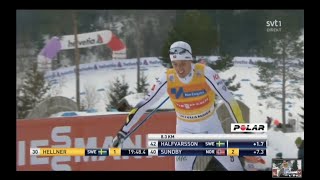 Längdskidor Världscupen Lillehammer 20162017  10km fristil herrar [upl. by Delamare]