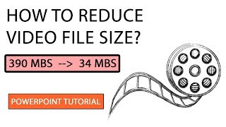 How to Compress VIdeo in PowerPoint 2019 QuickTip22 [upl. by Ynots]