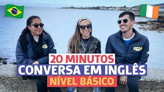 20 minutos de CONVERSAÇÃO BÁSICA em inglês  Diálogos para iniciantes [upl. by Yadsnil]