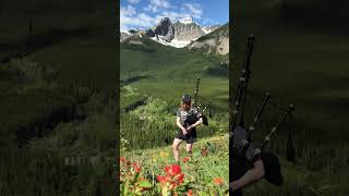 The Sleeping Tune and Pumpkin’s Fancy  Bagpiping for Charity on Whistler Ridge [upl. by Charis602]