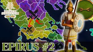 AN ANTIGONID AMBUSH  Lets Play RTR Imperium Surrectum v06  Epirus Campaign  Episode 2 [upl. by Atnas]