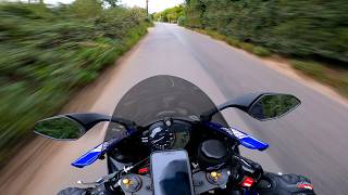 Yamaha R6 Pure Sound With Dual Carriageway Pulls motorcycle yamaha r6 Akrapovic [upl. by Hobart]