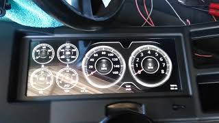 Autometer digital dash install 83 Chevy [upl. by Enrak]