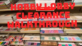 HOBBY LOBBY CLEARANCE WALKTHROUGH [upl. by Ardnyk558]