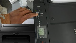 Canon Pixma TS3150 Printer How to Reset Disconnect Wireless Connection [upl. by Gilly61]