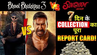 Bhool Bhulaiya 3 Vs Singham Again  Fisrt Week Collection Report Card [upl. by Ormsby376]