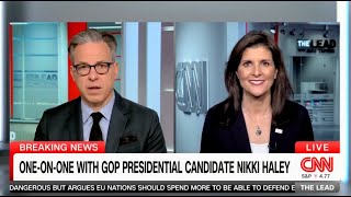 Nikki Haley on The Lead with Jake Tapper [upl. by Atikahc]