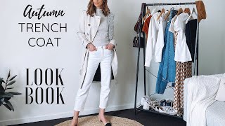 11 Trench Coat Outfit Ideas for Autumn Spring 2020  LOOKBOOK [upl. by Attegroeg]