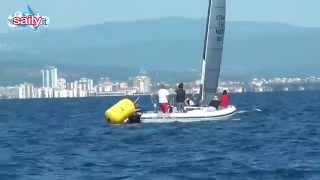 Mondiale Punta Ala 2015 Classe A catamarano volante [upl. by Quillan]