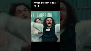 Which scream is real 🤔🤔🤔comedy LilMabu shorts [upl. by Shanly526]