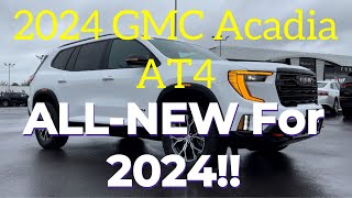 2024 GMC Acadia AT4 AllNew For 2024 [upl. by Aihsila]