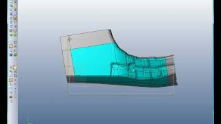 Die block construction using VISI Modelling [upl. by Euqirrne]