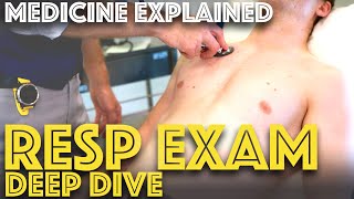 Respiratory Examination Explained  Clinical Skills Deep Dive  Medical School Revision  Dr Gill [upl. by Suidualc]