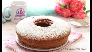 Ciambella al latte senza glutine Ricetta facile e veloce [upl. by Yretsym]