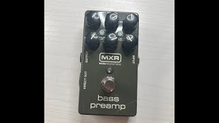 MXR M81Bass Preamp [upl. by Eseryt]