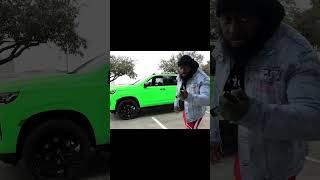 Trae tha Truth’s custom color changing Suburban 🔥 traethatruth houston cars carshow customcars [upl. by Aivataj544]