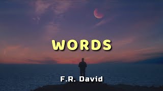 FR David  Words  Lyrics [upl. by Garcia]