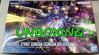 EG 1144 Gunbarrel Strike Gundam Gundam Breaker Ver Unboxing [upl. by Faber]