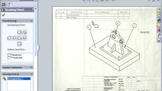 SolidWorks Stucklistensymbole Deutsche German [upl. by Atela]