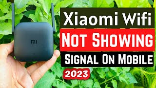 How To Fix Xiaomi Wifi Range Extender Pro  Not Showing Signal On Mobile [upl. by Weeks]