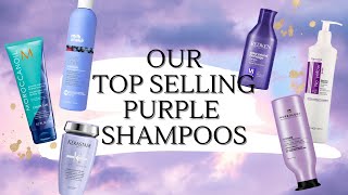 Our TOP SELLING purple shampoos [upl. by Gibbie]