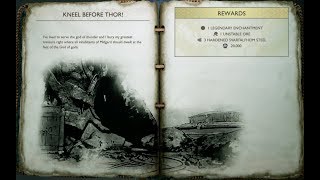 God of War Kneel before Thor Treasure Map [upl. by Ahseen]