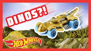 🦕 DINOSAURIERDSCHUNGELRENNSTRECKE 🌴mit HW DINO RIDERS 🦖  Hot Wheels Welt  HotWheelsDeutschland [upl. by Argyres797]