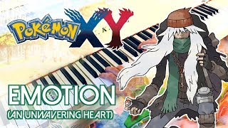 Emotion  An Unwavering Heart  POKÉMON BW  XampY  Piano cover w Sheet music [upl. by Ecydnarb875]