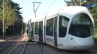 Lyon Tramway T2 Aiguillage Californien  Rebufer [upl. by Bernice]